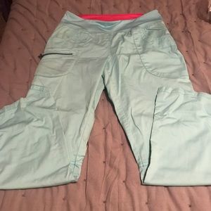 Mint colored Petite small scrubs.